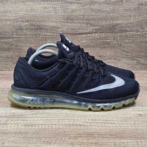 Nike Air Max 2016 Men's Size 9.5 Black Gray Sneakers (806771-001)